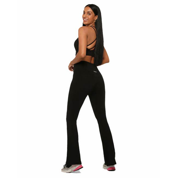 Lorna Jane Lotus Flared Full Length Leggings