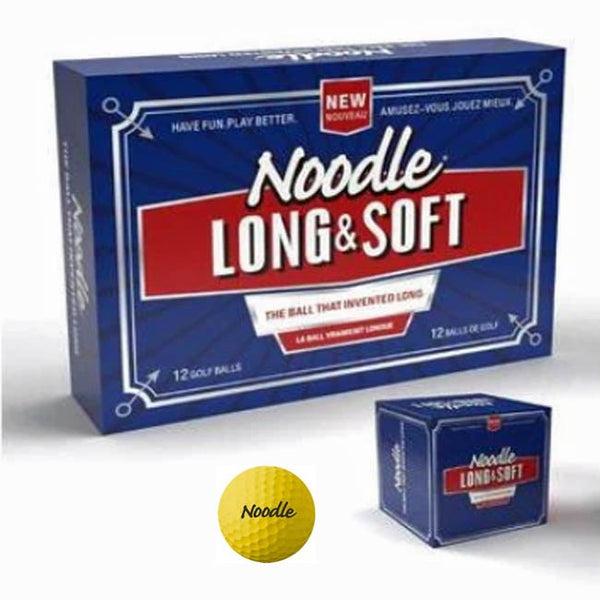 Maxfli Noodle Golf Ball- single ball Yellow
