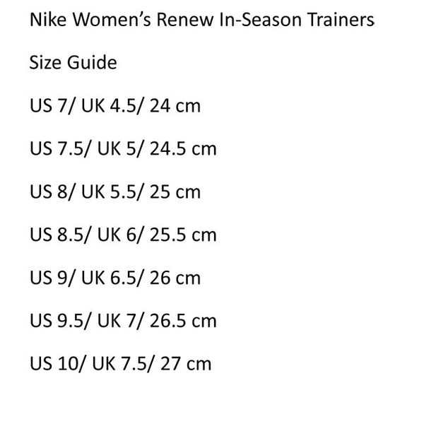 Nike Renew In-Season TR 12 Women's Training Shoes Aug 2022
