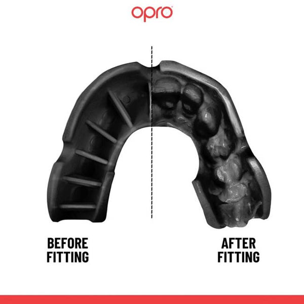 Opro Adult Silver Protection Mouthguard NZ Rugby