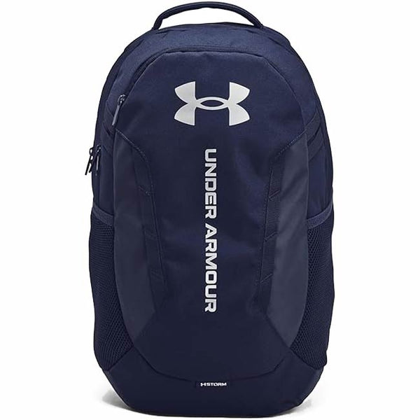Unisex UA Hustle 6.0 Backpack - Navy and Silver