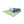 Load image into Gallery viewer, Reebok Double Sided 6mm Yoga Mat - Blue/Green