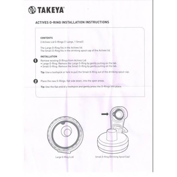 Takeya Spout Bottle Seal Replacement Kit