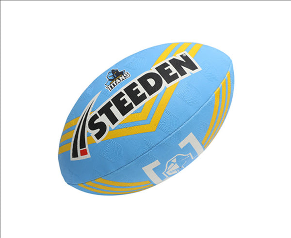 Steeden NRL Supporter Balls – Titans (11 inch)