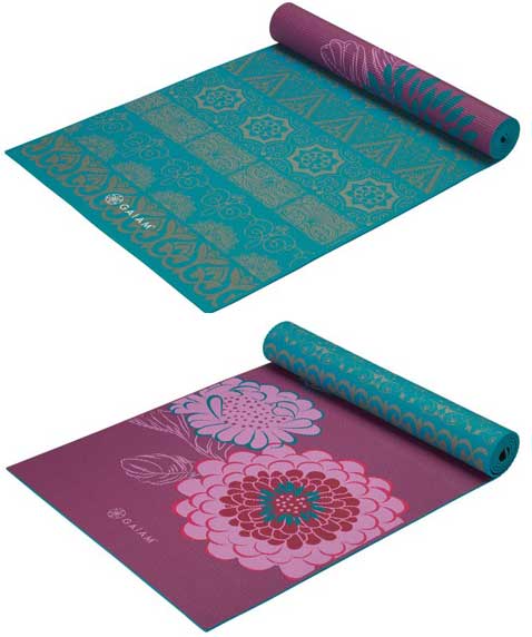 GAIAM KIKU REVERSIBLE YOGA MAT 5mm