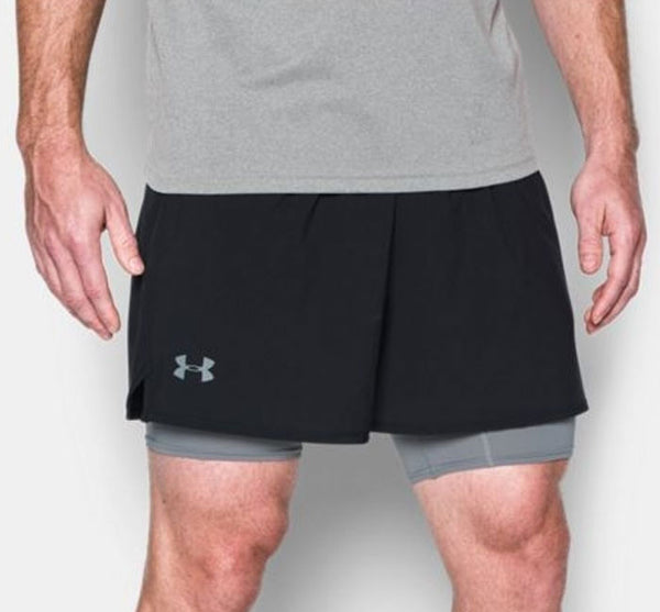 UNDER ARMOUR MEN'S QUALIFIER 2in1 SHORTS