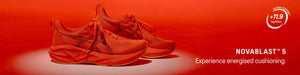 Why we love the Asics Novablast Running Shoe!