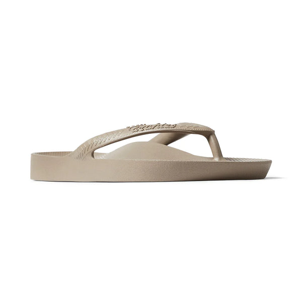 Archies Arch Support Jandals – Taupe Unisex