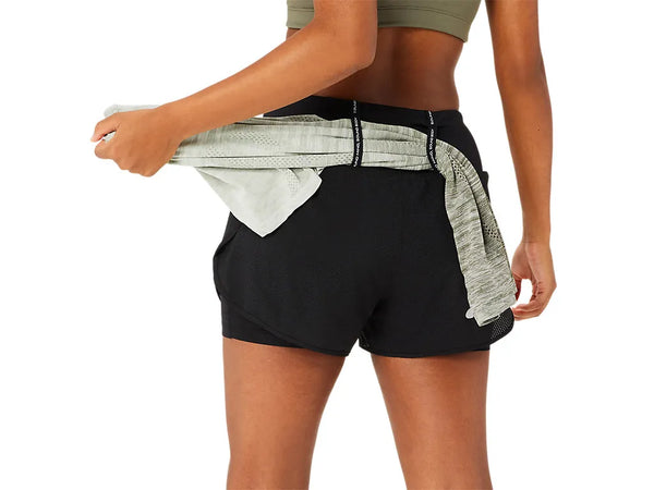 ASICS ROAD 2-N-1 3.5IN WOMENS RUN SHORT