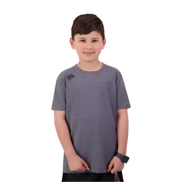 Kids CCC Vapodri Short-Sleeved Tempo T-Shirt - Static Marl