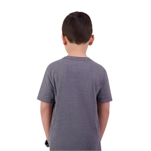 Kids CCC Vapodri Short-Sleeved Tempo T-Shirt - Static Marl