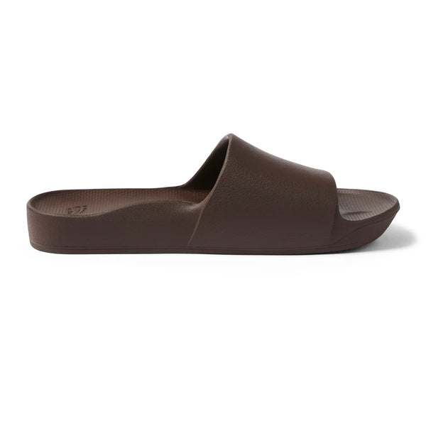 Archies Arch Support Slides – Brown Unisex