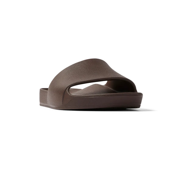 Archies Arch Support Slides – Brown Unisex