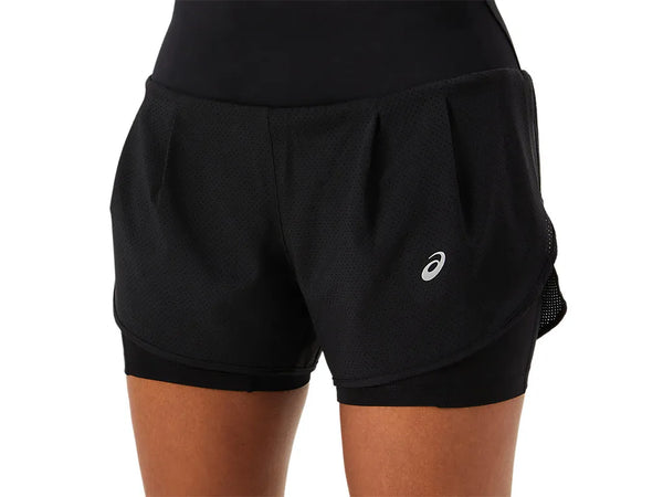 ASICS ROAD 2-N-1 3.5IN WOMENS RUN SHORT