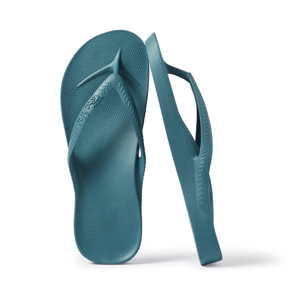 Archies Arch Support Jandals – Teal Unisex