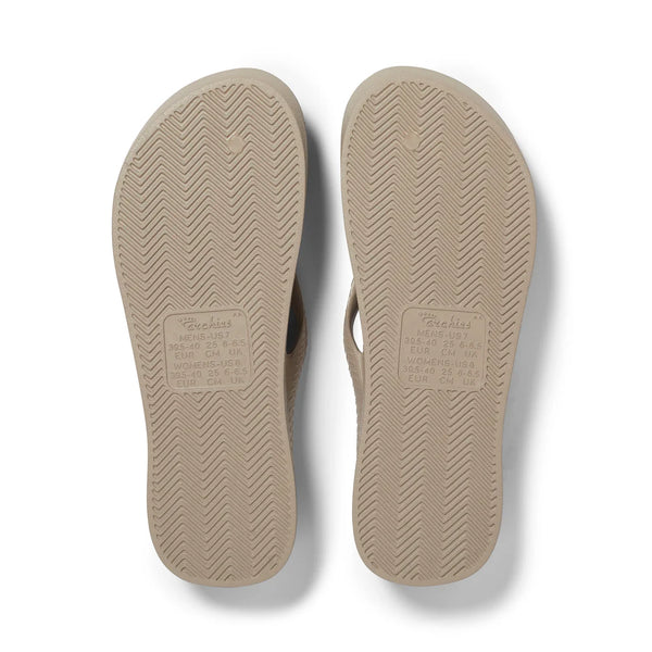 Archies Arch Support Jandals – Taupe Unisex