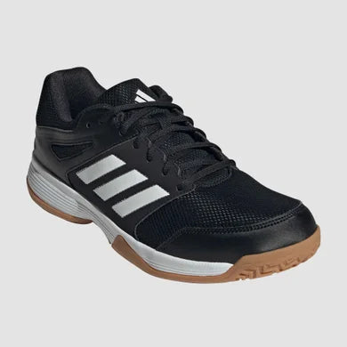 Adidas Speedcourt Indoor Court Shoes - Black/White/Gum