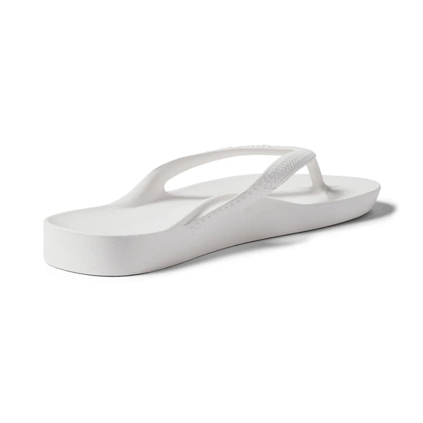 Archies Arch Support Jandals – White Unisex