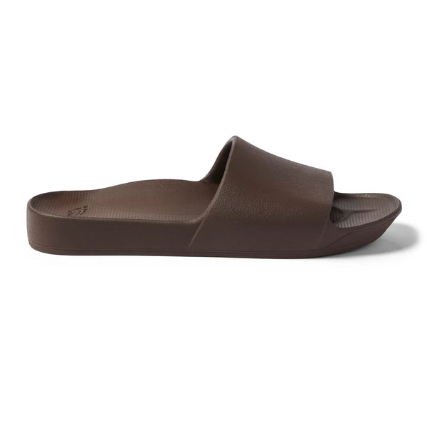 Archies Arch Support Slides – Brown Unisex