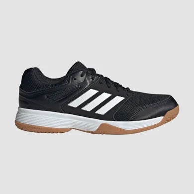 Adidas Speedcourt Indoor Court Shoes - Black/White/Gum