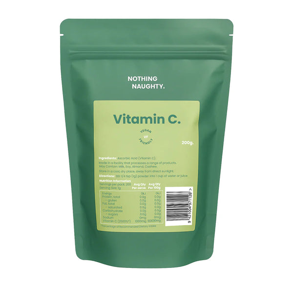 Nothing Naughty Vitamin C Supplement - Ascorbic Acid 200g