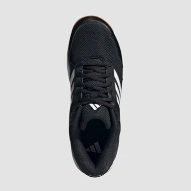 Adidas Speedcourt Indoor Court Shoes - Black/White/Gum