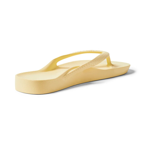 Archies Arch Support Jandals – Lemon Unisex