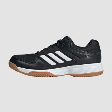 Adidas Speedcourt Indoor Court Shoes - Black/White/Gum