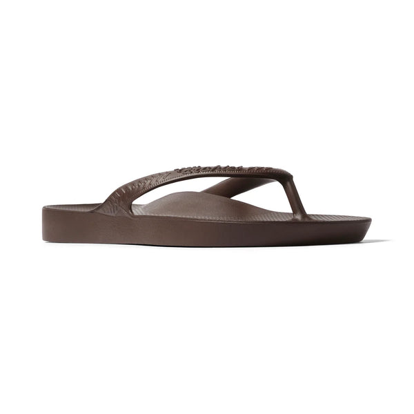 Archies Arch Support Jandals – Brown Unisex
