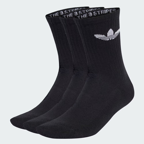 Adidas Cushioned Crew Socks 3 Pairs - Black