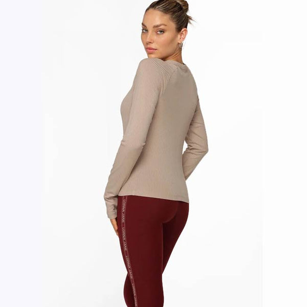 Lorna Jane Warm Up Rib Long Sleeve Top