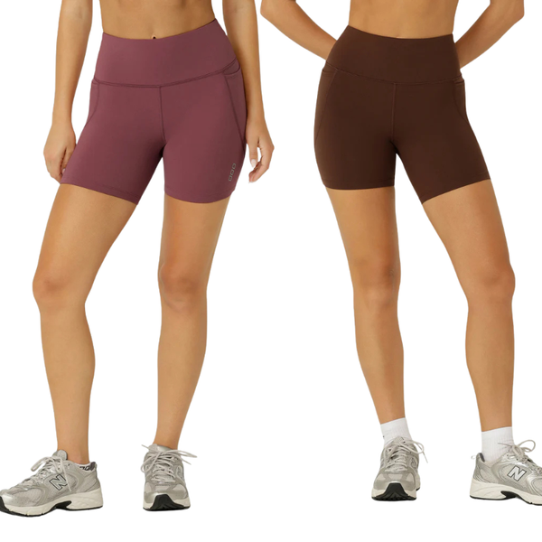 Lorna Jane Amy No Chafe Phone Pocket 14cm Bike Shorts