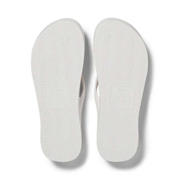 Archies Arch Support Jandals – White Unisex