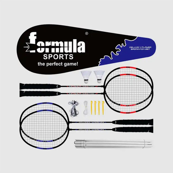 Fomula Sports Badminton 4 Player Deluxe Set