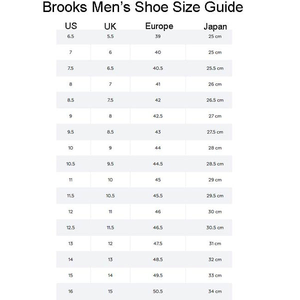 Running Shoe Shoe Sizes And Widths Brooks Cascadia Men's 18 Trail
