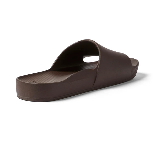 Archies Arch Support Slides – Brown Unisex