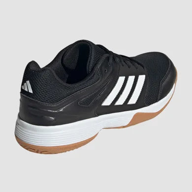 Adidas Speedcourt Indoor Court Shoes - Black/White/Gum