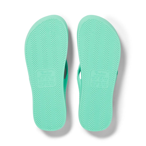 Archies Arch Support Jandals – Mint Unisex