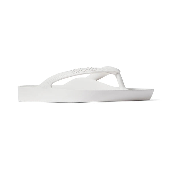 Archies Arch Support Jandals – White Unisex