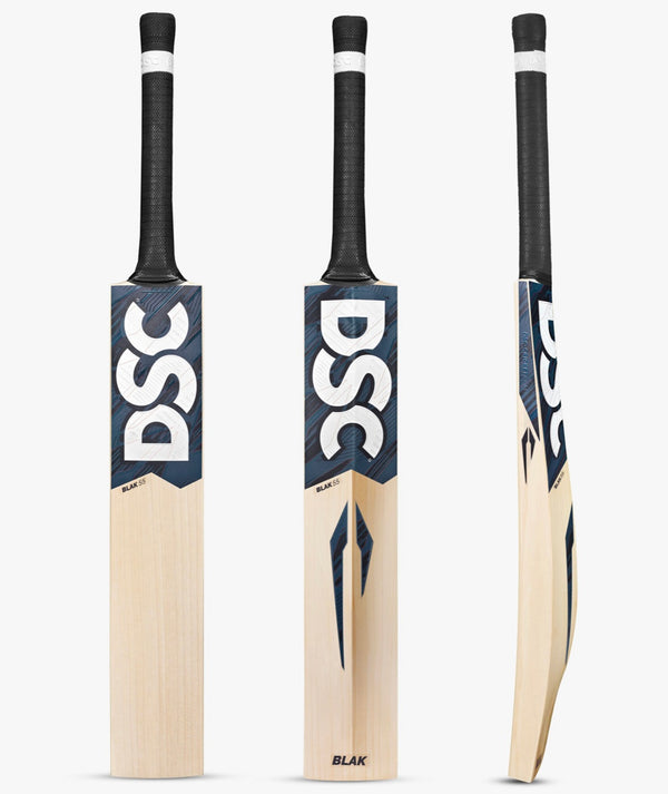 DSC Blak 55 English Willow Cricket Bat - Short Handle