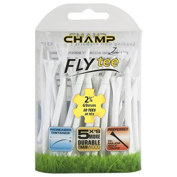Champ Zarma Fly Golf Tee White 30 Pack