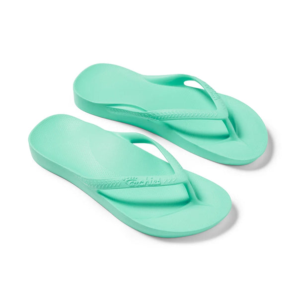 Archies Arch Support Jandals – Mint Unisex
