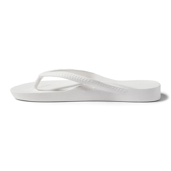 Archies Arch Support Jandals – White Unisex