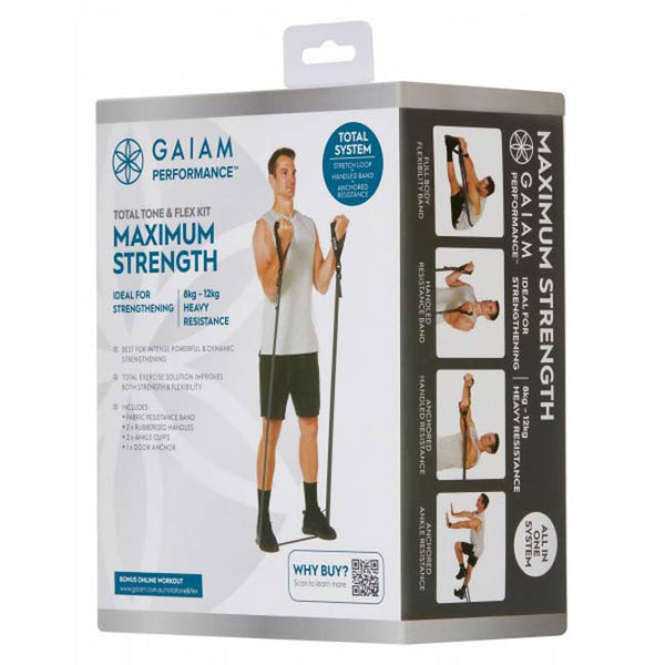 Gaiam Woven Total Tone & Flex Kit Maximum Resistance