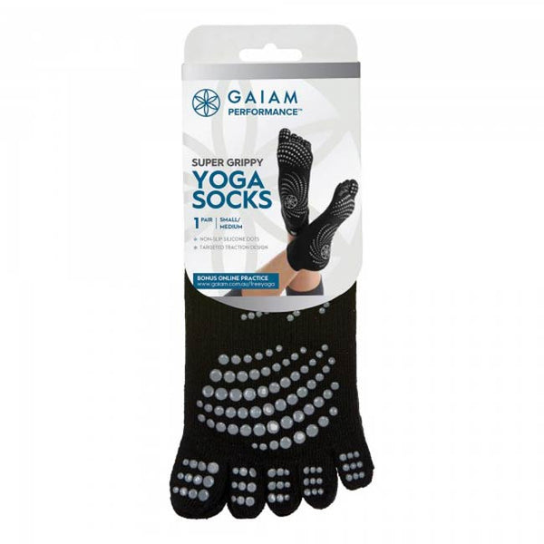 Gaiam Full Toe Yoga Socks