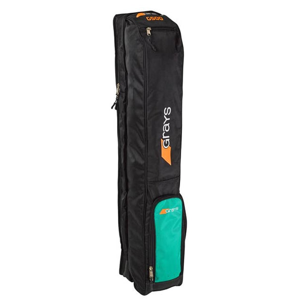 Grays Hockey G500 Stick Bag- Black/ Aqua-Marine