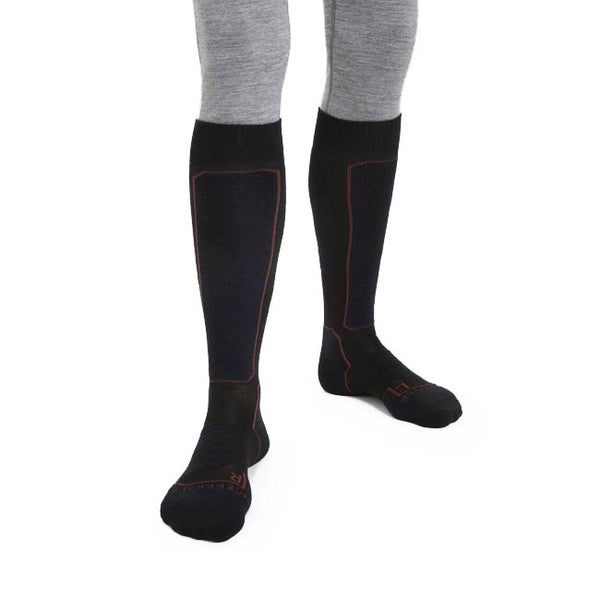 Icebreaker Men's Merino Ski+ Medium Cushion Over the Calf Socks