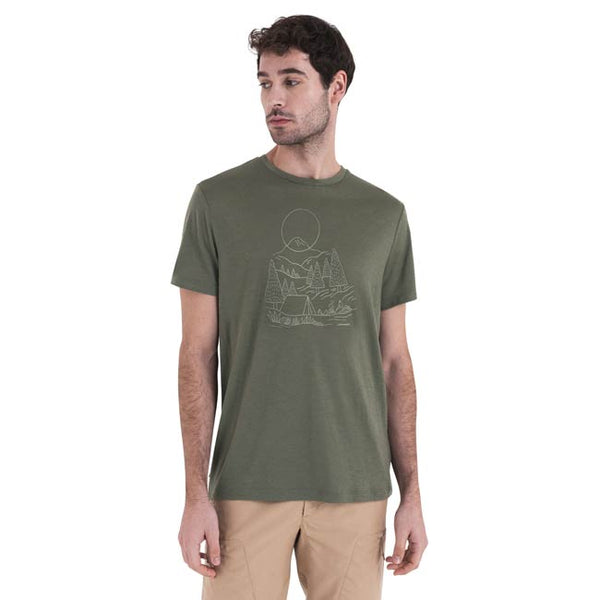 Icebreaker Men’s Merino TL III SS T-Shirt Sunset Camp