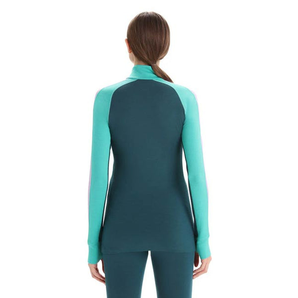 Icebreaker Women's 260 ZoneKnit Merino Long Sleeve Half Zip Thermal Top