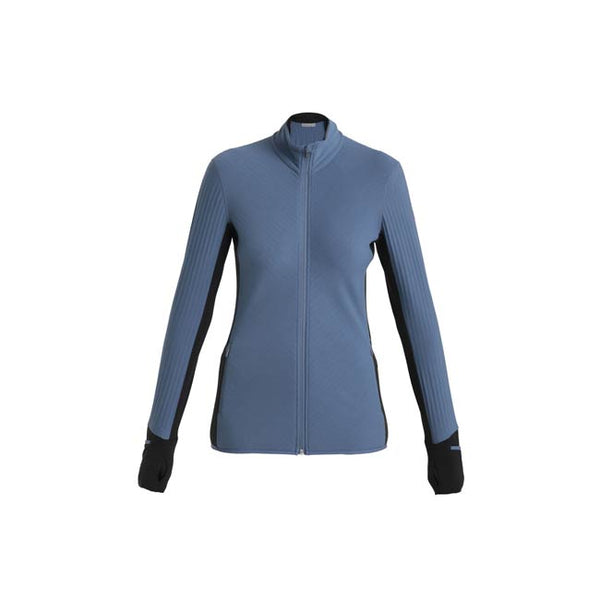 Icebreaker Women's RealFleece™ Merino Descender Long Sleeve Zip Jacket